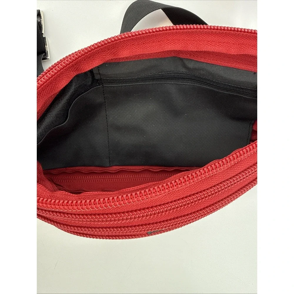 BAM Bag Red Zipper Purse‎ Bam Bags & The Original Zip Purse Black Strap